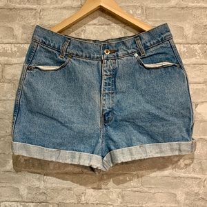 Light denim shorts by Outline